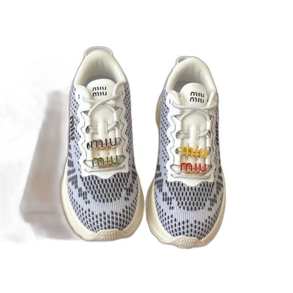 [ Miu Miu ] 미우미우 테크니컬 패브릭 스니커즈