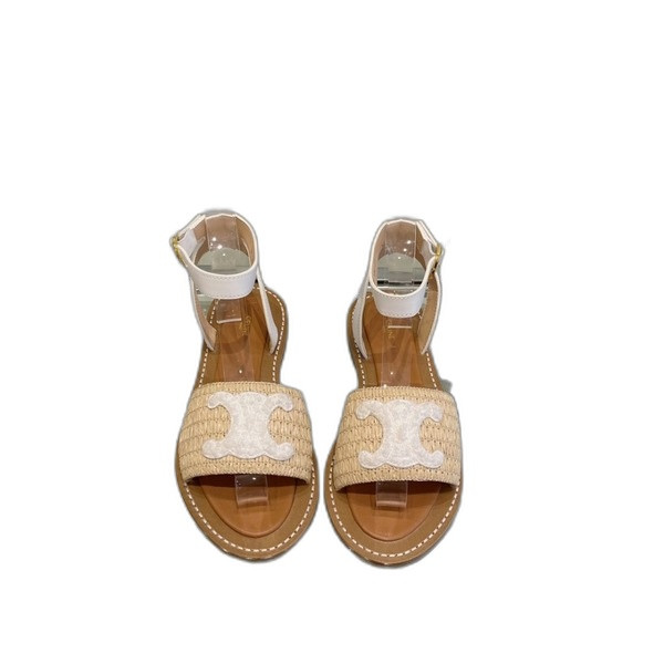 [ 셀린느 ] 림피아 플랫 스트랩 샌들