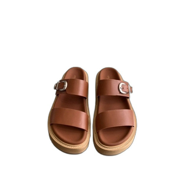 [ 셀린느 ] 벨트 버클 스트랩 샌들 슬리퍼