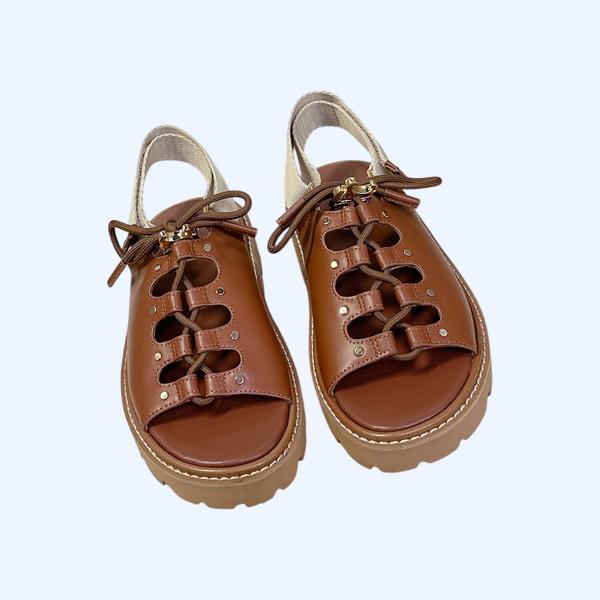 [ Celine ] 셀린느 빌리 청키 샌들