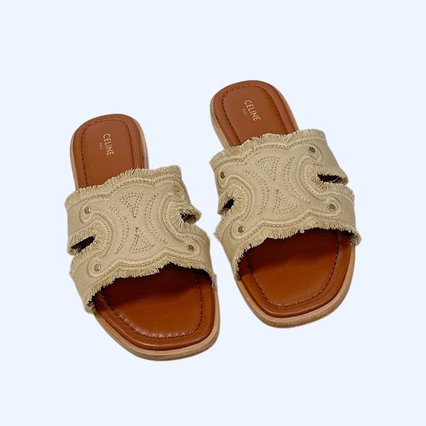 [ Celine ] 셀린느 마리나 프린지 뮬