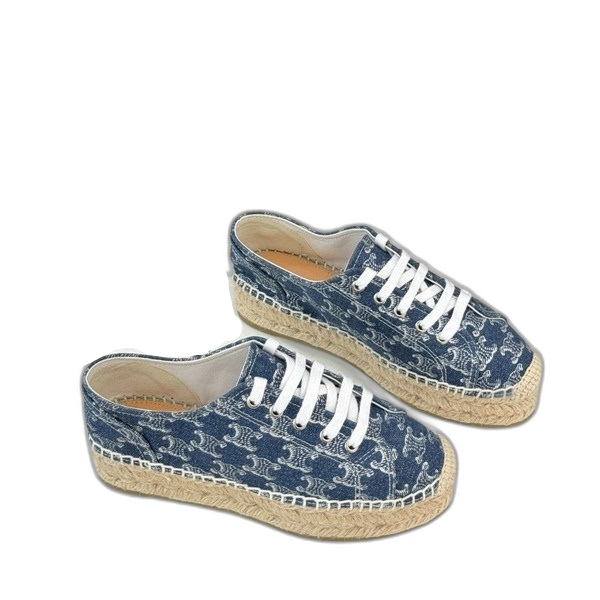 [ Celine ] 셀린느 레 에스파드리유 레이스업 캔버스