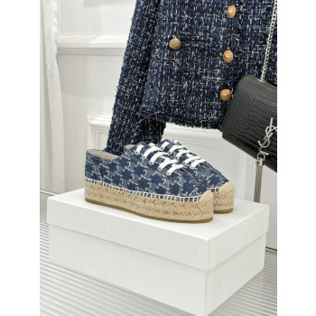 [ Celine ] 셀린느 레 에스파드리유 레이스업 캔버스