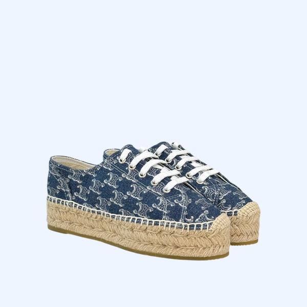 [ Celine ] 셀린느 레 에스파드리유 레이스업 캔버스