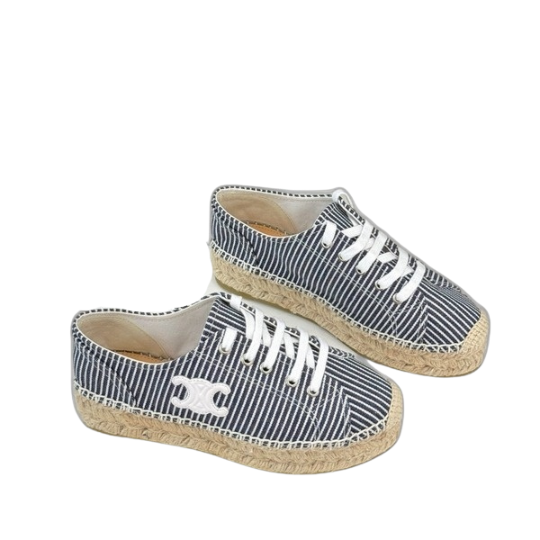 [ Celine ] 셀린느 레 에스파드리유 레이스업 캔버스