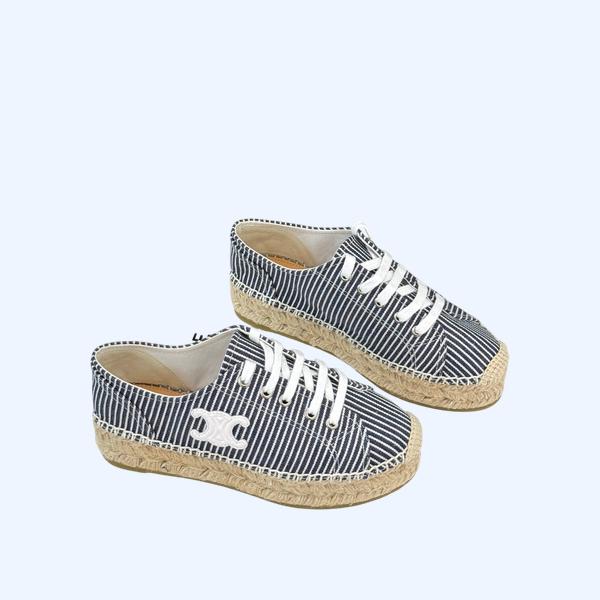 [ Celine ] 셀린느 레 에스파드리유 레이스업 캔버스