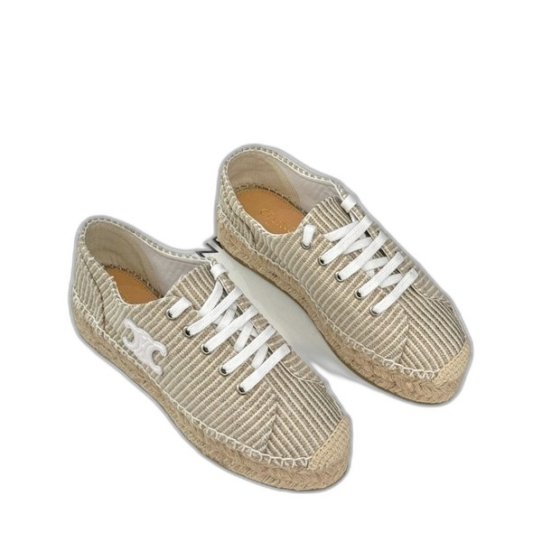 [ Celine ] 셀린느 레 에스파드리유 레이스업 캔버스