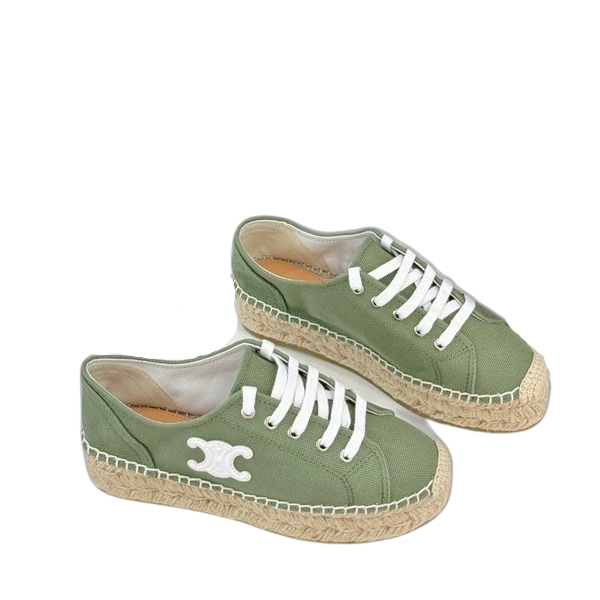 [ Celine ] 셀린느 레 에스파드리유 레이스업 캔버스