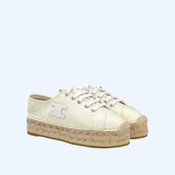 [ Celine ] 셀린느 레 에스파드리유 레이스업 캔버스