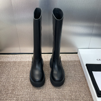 [ Celine ] 셀린느 통굽 라이더 부츠