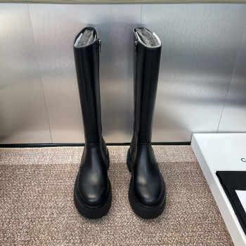 [ Celine ] 셀린느 통굽 라이더 부츠