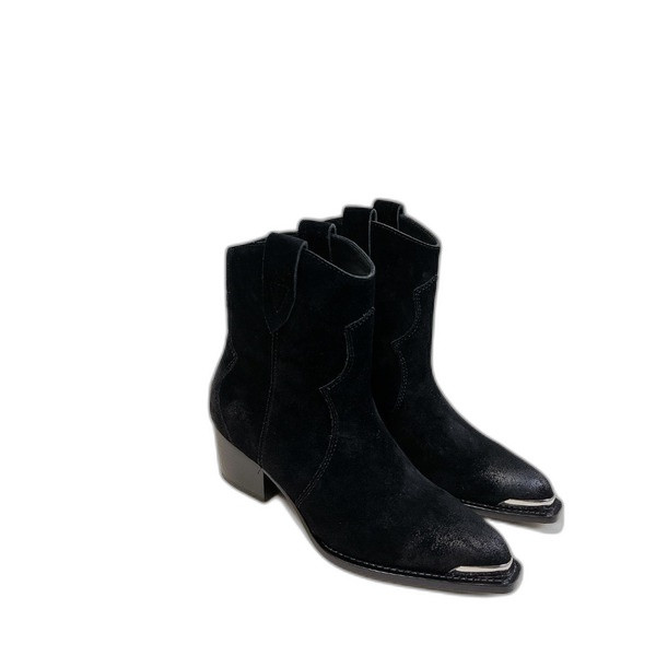 [ Celine ] 셀린느 스웨이드 앵클 부츠