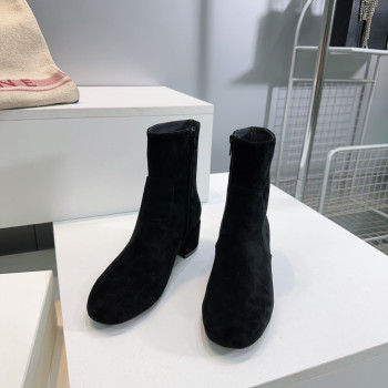 [ Celine ] 셀린느 스웨이드 앵클 부츠