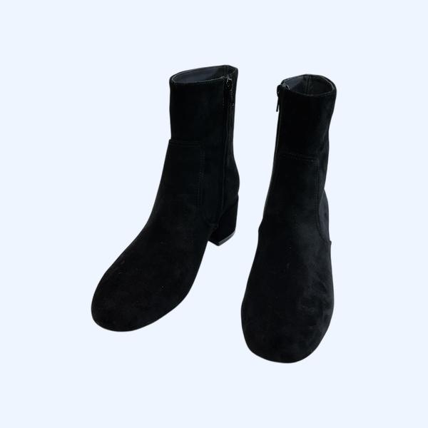 [ Celine ] 셀린느 스웨이드 앵클 부츠