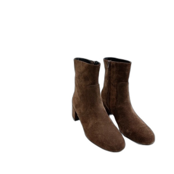 [ Celine ] 셀린느 스웨이드 앵클 부츠