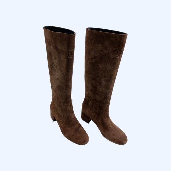 [ Celine ] 셀린느 스웨이드 롱 부츠