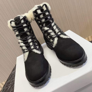 [Celine] 셀린느 커트 레이스업 미드 부츠