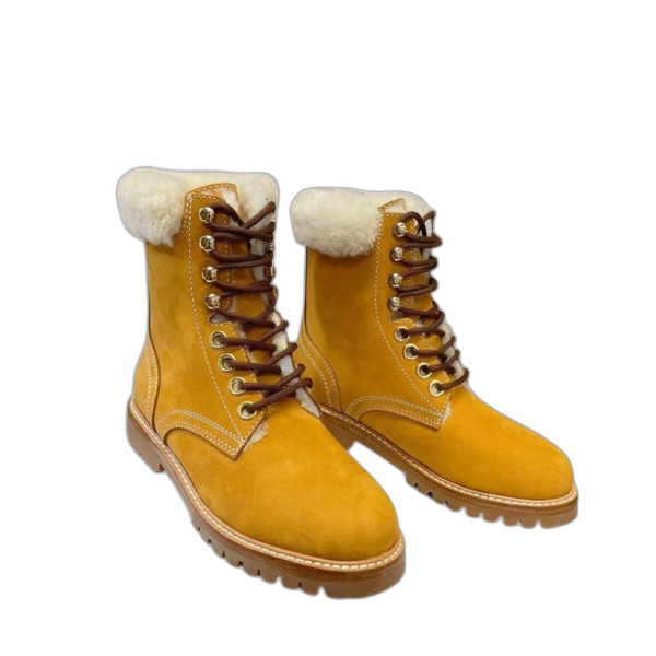 [Celine] 셀린느 커트 레이스업 미드 부츠