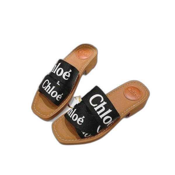 [ Chloe ] 끌로에 우디 힐 뮬