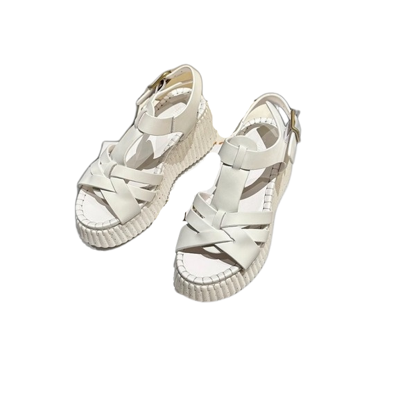 [ Chloe ] 끌로에 나마 웨지 샌들