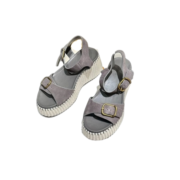 [ Chloe ] 끌로에 나마 웨지 샌들