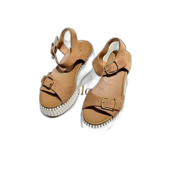 [ Chloe ] 끌로에 나마 웨지 샌들