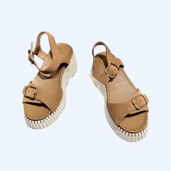 [ Chloe ] 끌로에 나마 웨지 샌들