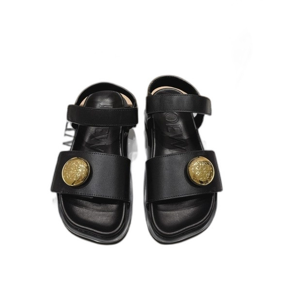 [ Loewe ] 로에베 페블 퍼스벳 샌들