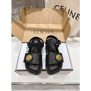 [ Loewe ] 로에베 페블 퍼스벳 샌들