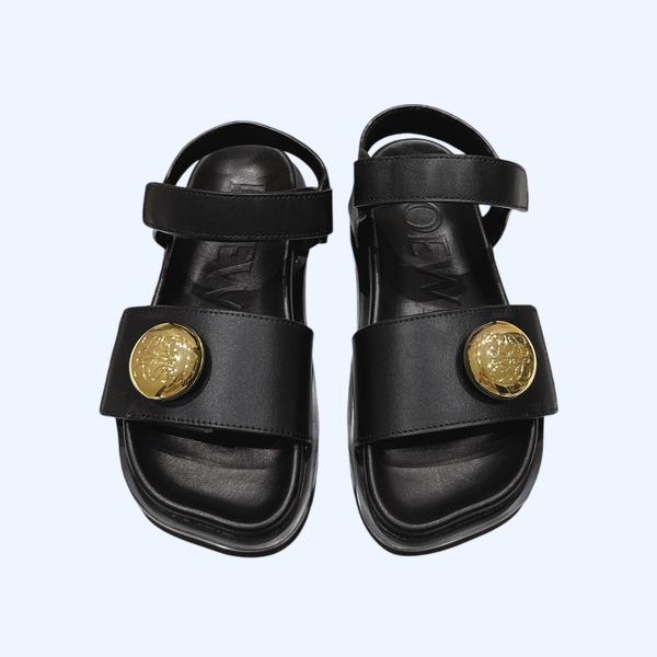 [ Loewe ] 로에베 페블 퍼스벳 샌들