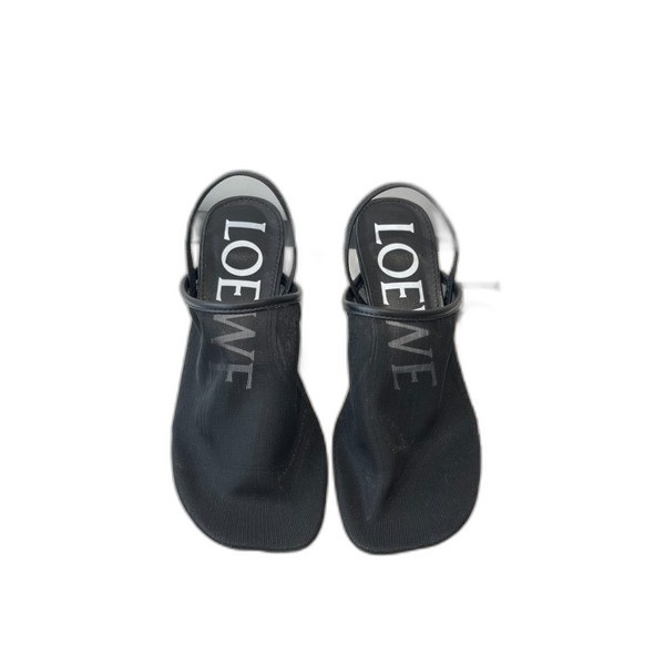 [ Loewe ] 로에베 페탈 슬링백 힐 샌들