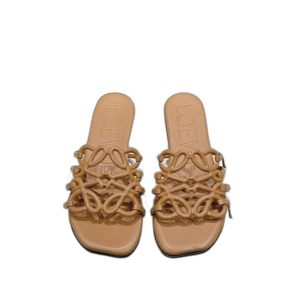 [ 로에베 ] 25ss 아나그램 레더 슬라이드