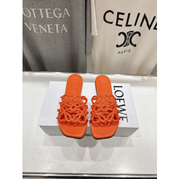 [ 로에베 ] 25ss 아나그램 레더 슬라이드