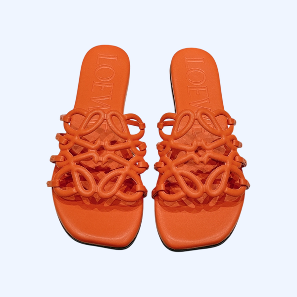 [ 로에베 ] 25ss 아나그램 레더 슬라이드