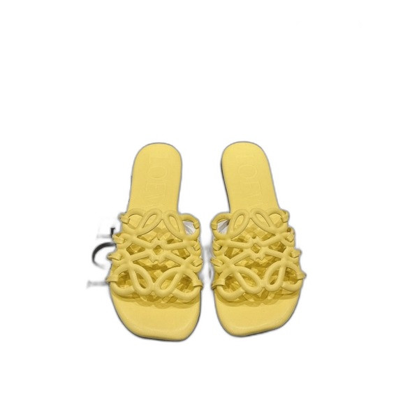 [ 로에베 ] 25ss 아나그램 레더 슬라이드