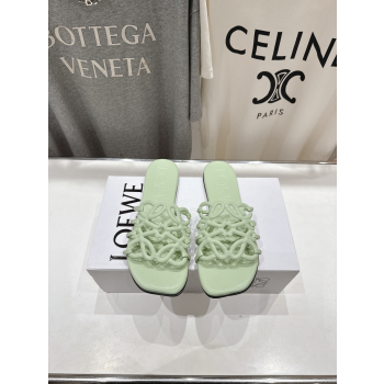 [ 로에베 ] 25ss 아나그램 레더 슬라이드