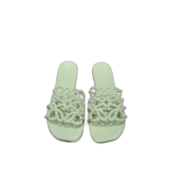 [ 로에베 ] 25ss 아나그램 레더 슬라이드