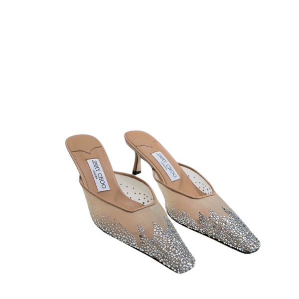 [ Jimmy Choo ] 지미추 비비 뮬 힐