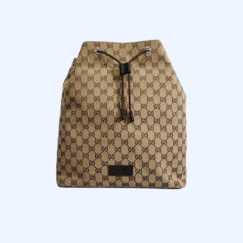 GG 캔버스 드로스트링 백팩