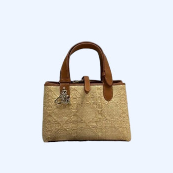 [ Dior ] 디올 Toujours 라피아 백 스몰