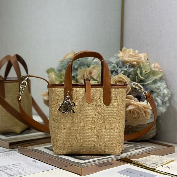 [ Dior ] 디올 Toujours 라피아 까나쥬 스몰