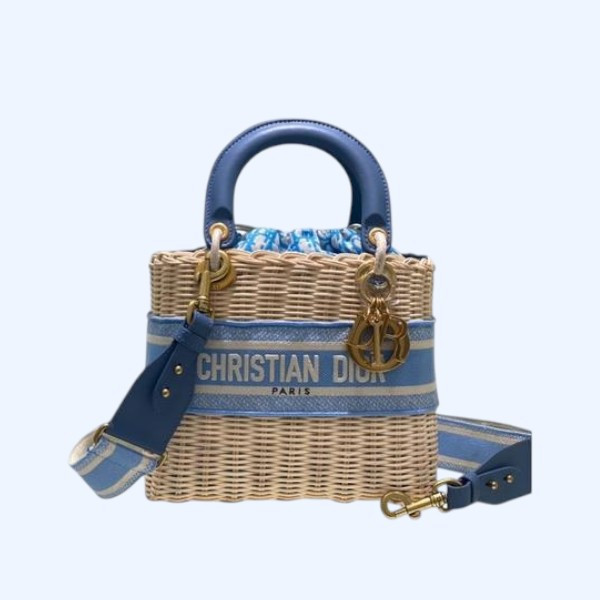 [ Dior ] 디올 Lady 라탄 백