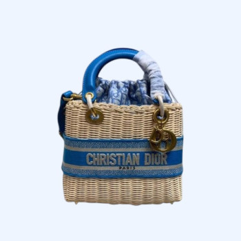 [ Dior ] 디올 Lady 라탄 백