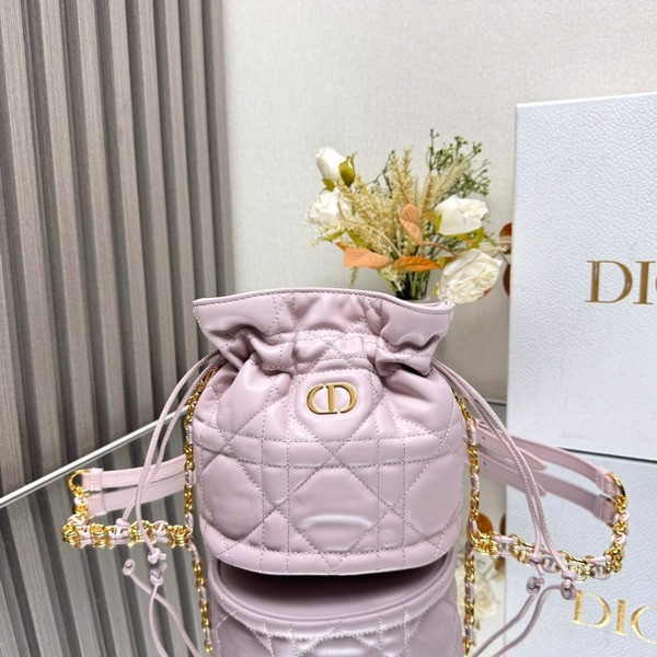 [ Dior ] 디올 Miss Caro 드로우스트링 미니 버킷백