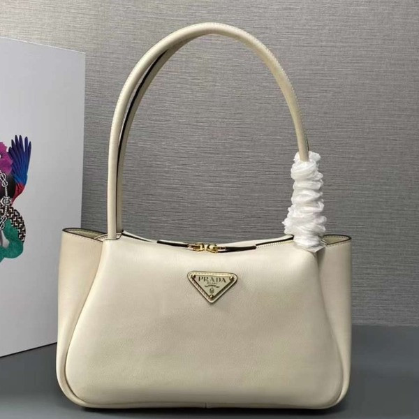 [Prada] 프라다 미디엄 가죽 핸드백