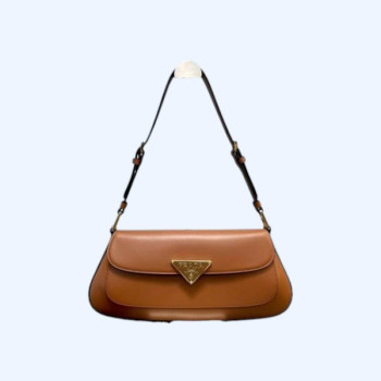 [ Prada ] 프라다 브러쉬드 레더 숄더백