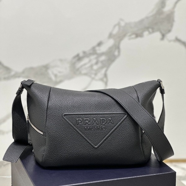 [ Prada ] 프라다 레더 로고 숄더 크로스백