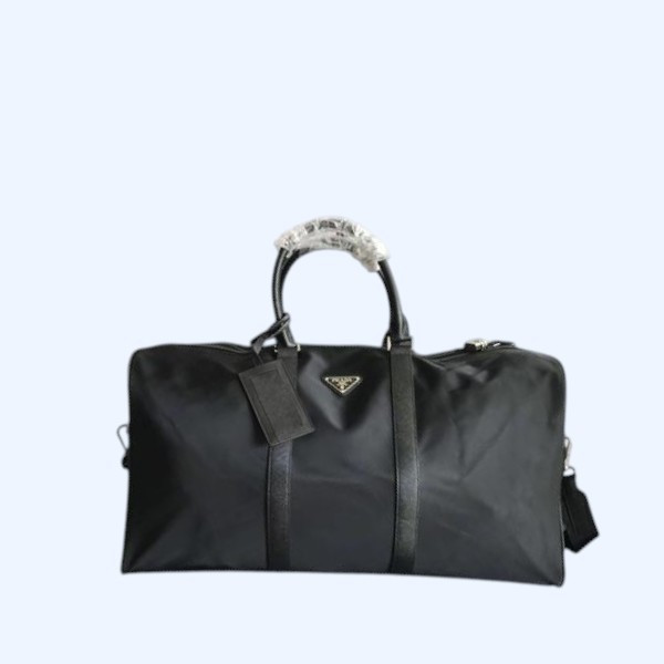 [ Prada ] 프라다 리나일론 사피아노 가죽 보스턴백