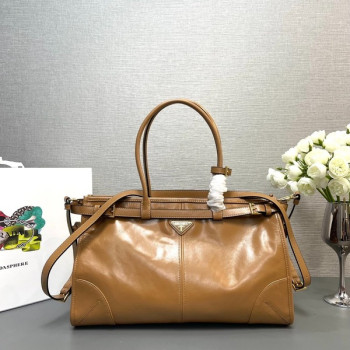 [ Prada ] 프라다 보니 라지 가죽 핸드백