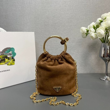 [ Prada ] 프라다 스웨이드 미니백